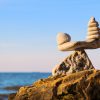 Zen stones in balance